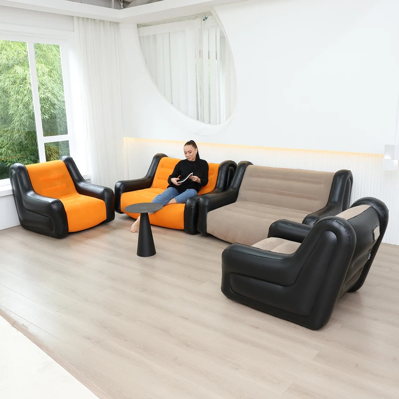 Outdoor Furniture Balcony - Air Mattress Inflatable Sofa Double Inflatable