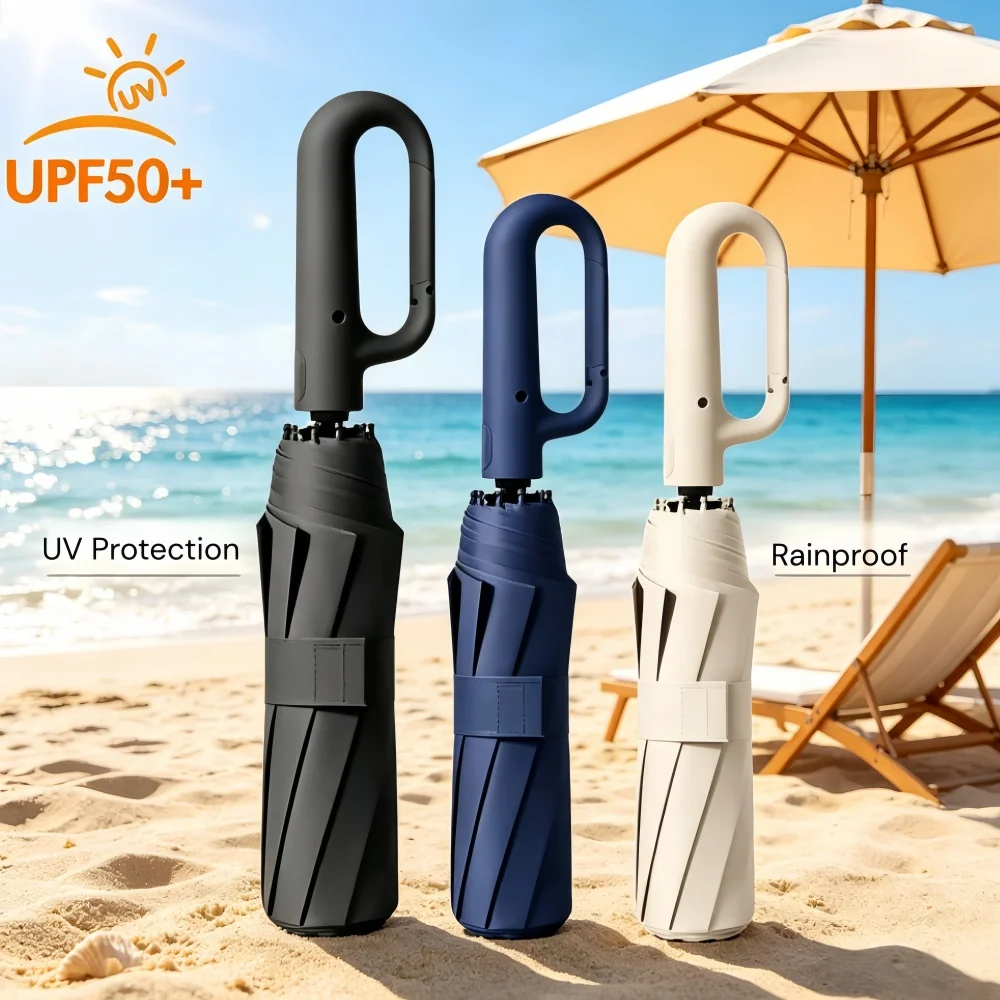 Parasol Umbrella Large - Strong Windproof Automatic Umbrella Sunshade UV