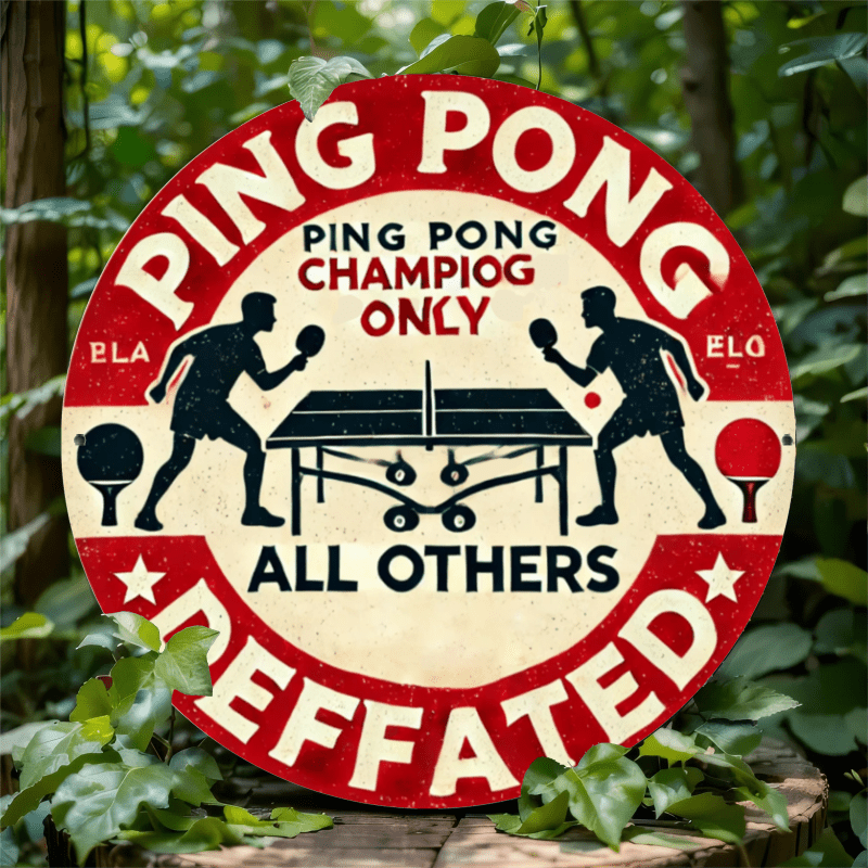 Outdoor Furniture European - Table Tennis Champion Parking Spot