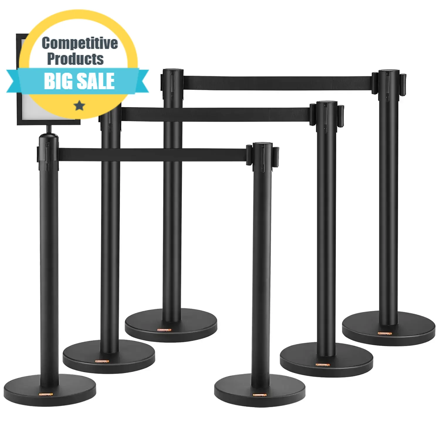 Outdoor Furniture Deals - Big deal Crowd Control Stanchions, 6-Pack