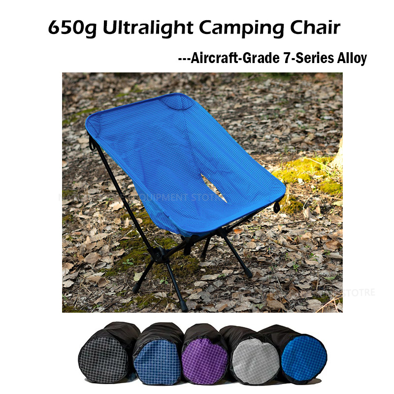 Outdoor Furniture European - 650g Ultralight Folding Camping Chair XGrip