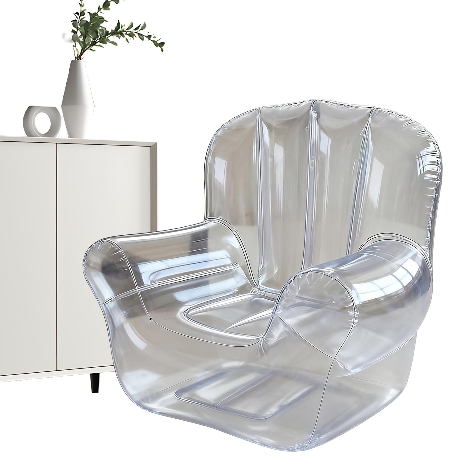 Outdoor Furniture European - Thickened Transparent Sofa PVC Inflatable Sofa