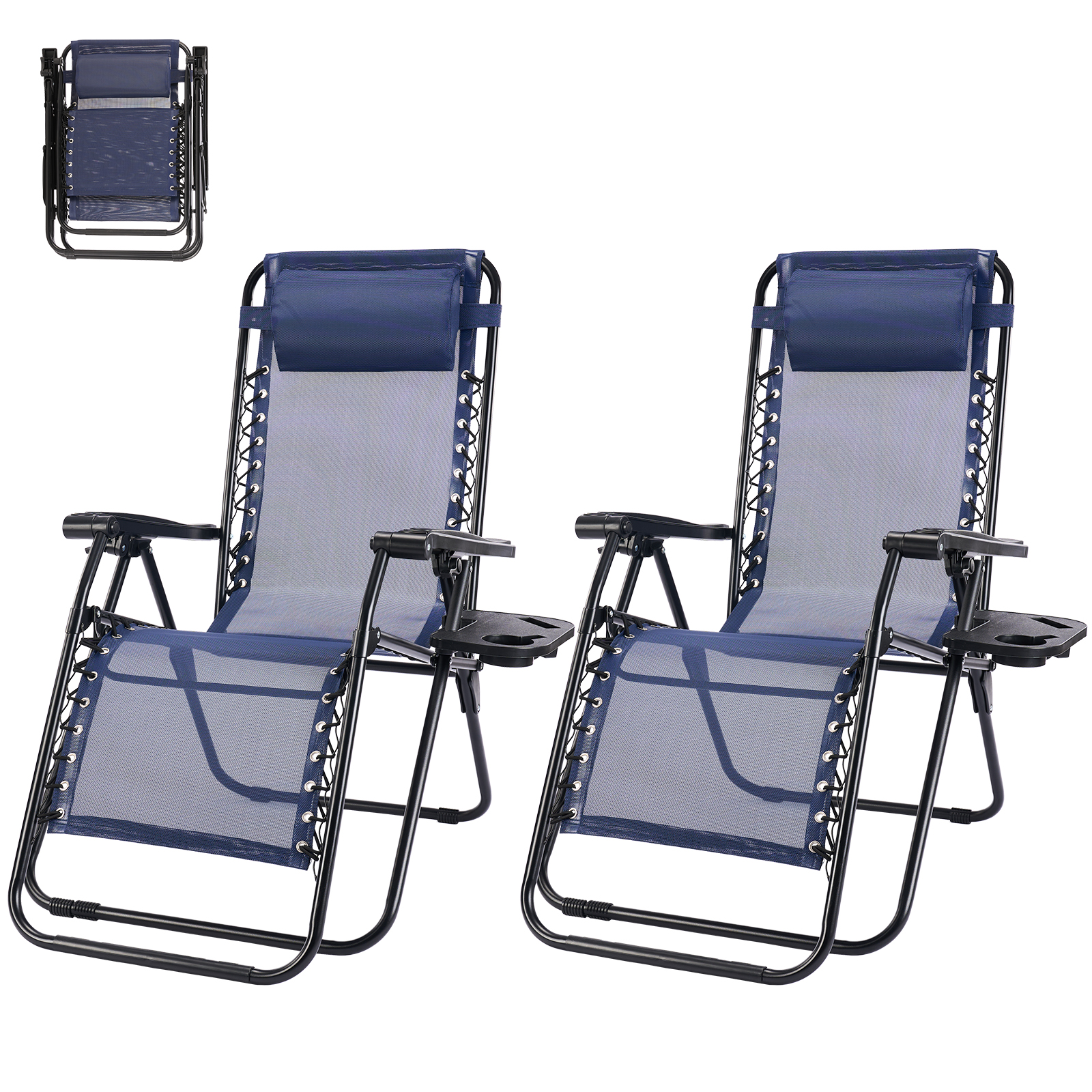 Outdoor Furniture Deals - MCQ Outdoor Zero Gravity Chairs Set