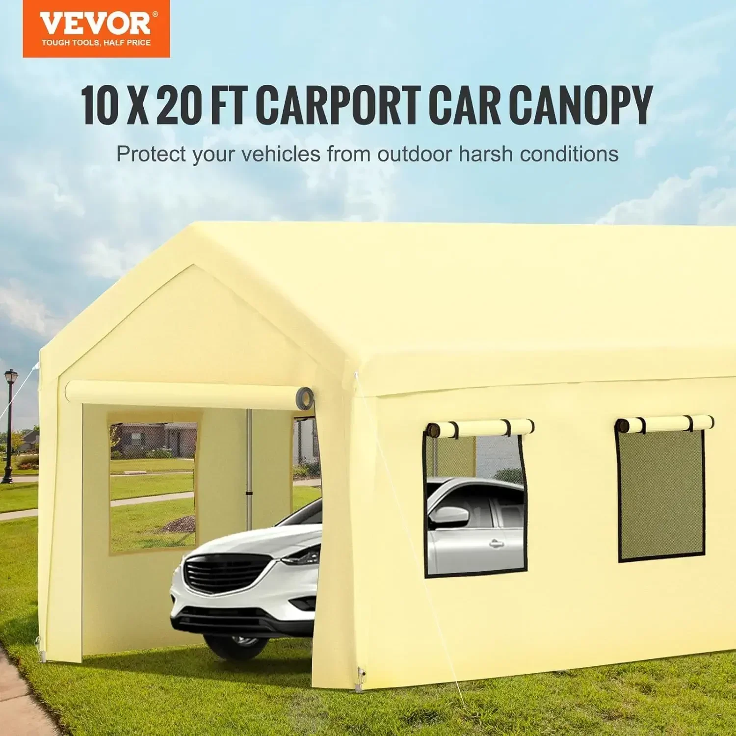 Outdoor Furniture Deals - Hot-sellingBig deal Carport 10x20 ft Heavy