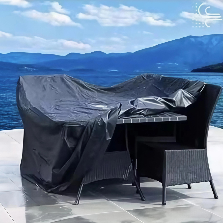 Outdoor Furniture European - Smooth PVC Waterproof Garden Chair Cover