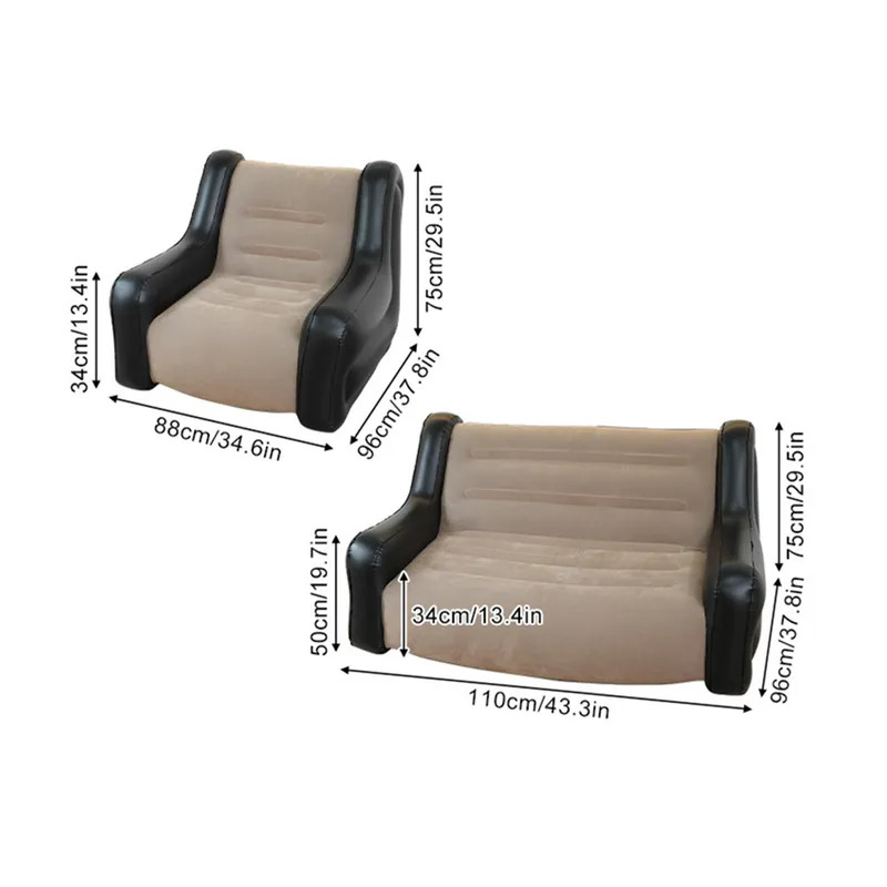 Air Mattress Inflatable Sofa D - Outdoor Furniture Balcony review and price