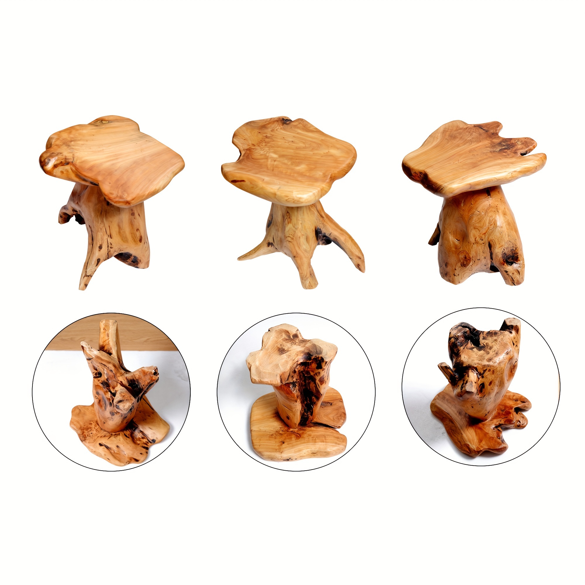 1pc Natural Edge Solid Fir Woo - Outdoor Furniture Quality review and price