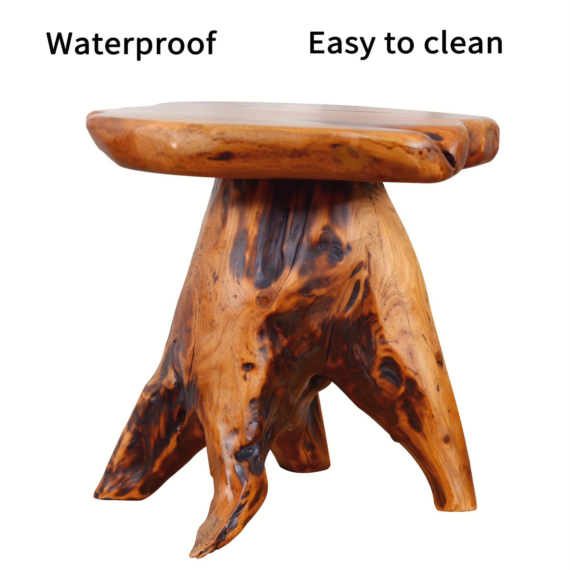 1pc Natural Edge Solid Fir Woo - Outdoor Furniture Quality review and price