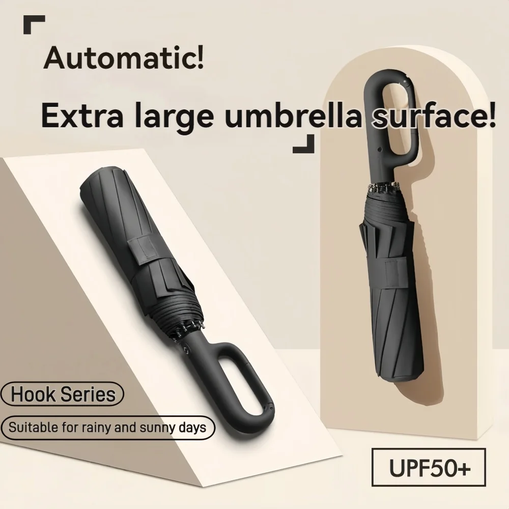 Strong Windproof Automatic Umb - Parasol Umbrella Large review and price