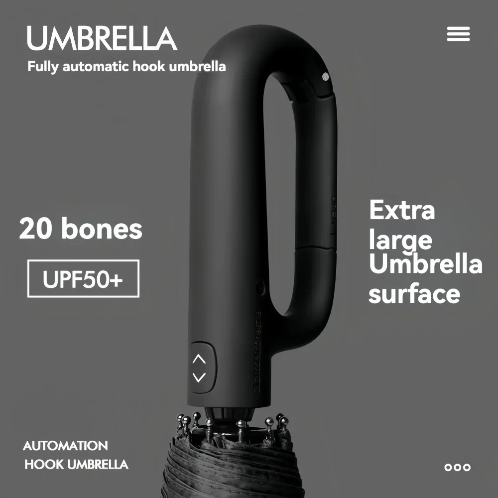 Strong Windproof Automatic Umb - Parasol Umbrella Large review and price