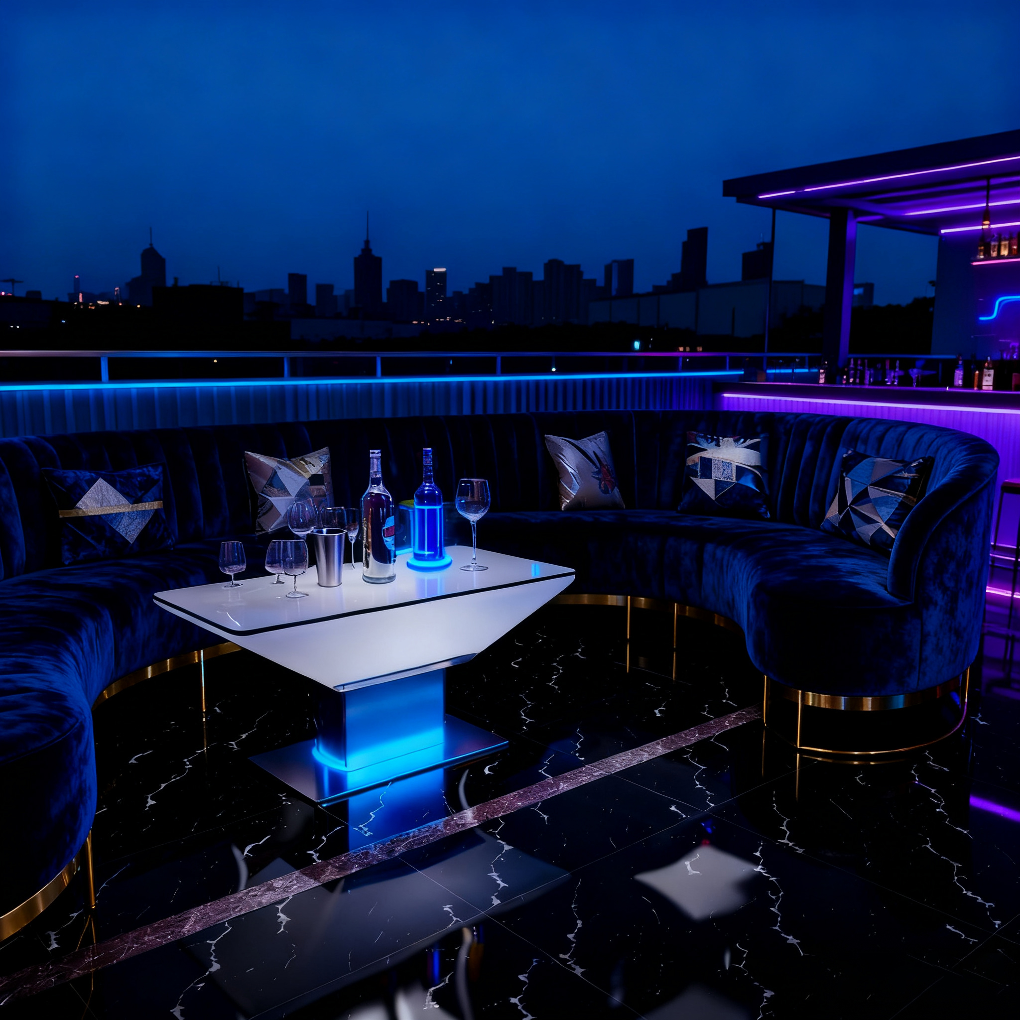 LED Decorative Dining Table Re - Outdoor Furniture Rental For Party review and price