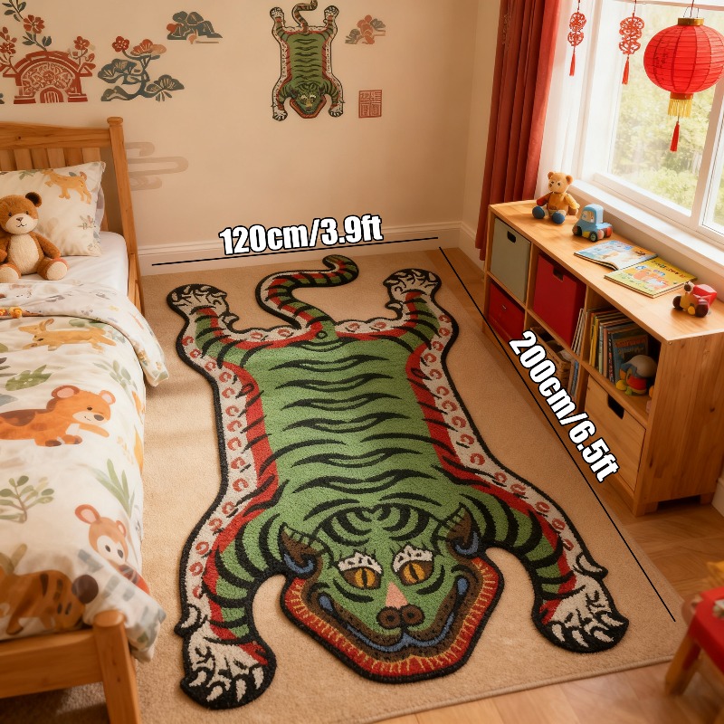 VIKAMA Tiger Pattern Rug Non-s - Outdoor Furniture For Cafe review and price
