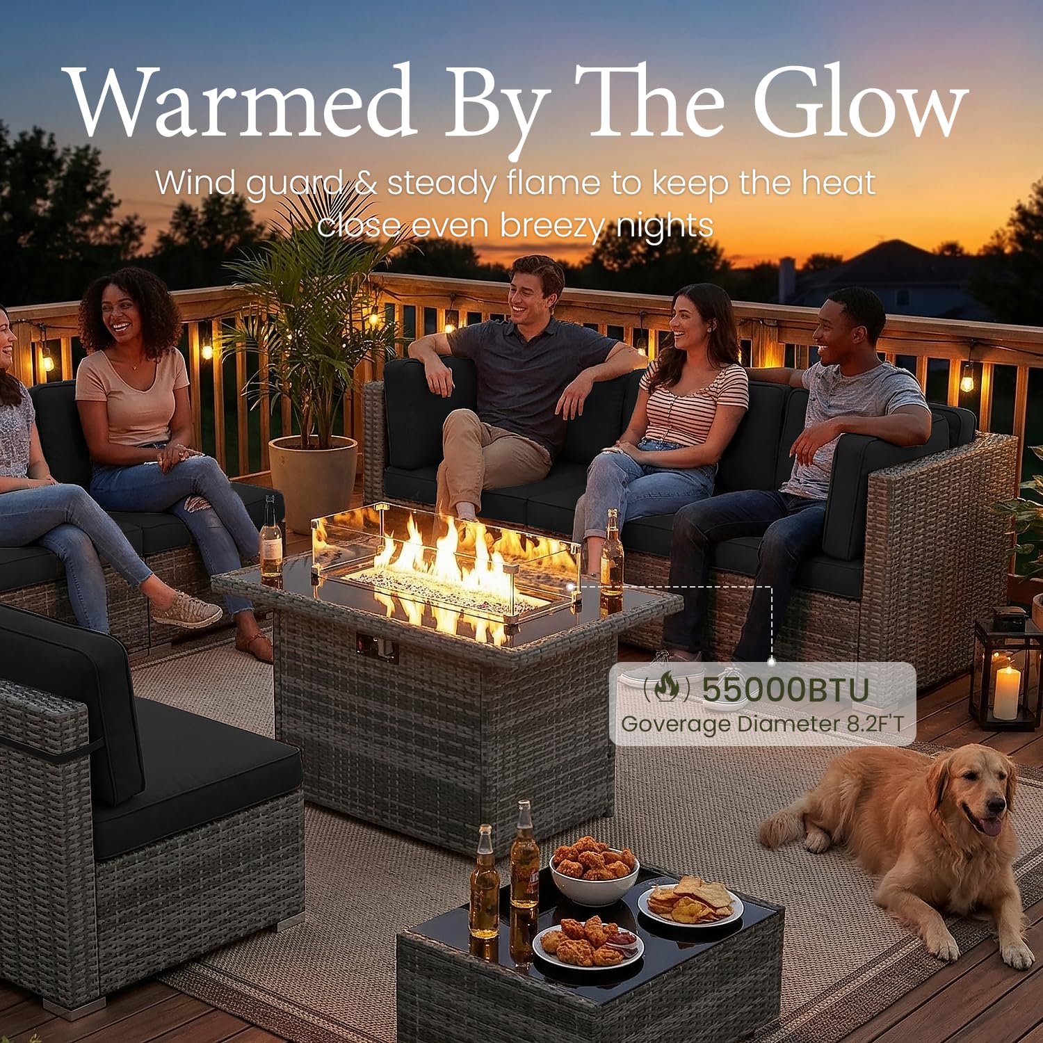 8 Piece Patio Furniture Set wi - Outdoor Furniture Deals review and price