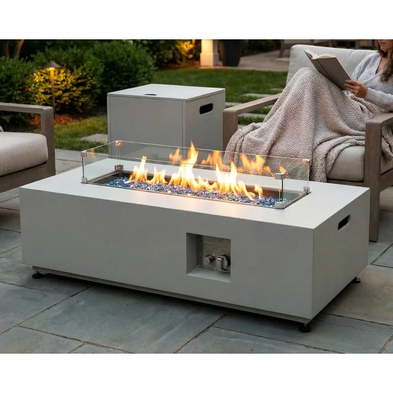 NICESOUL Outdoor Propane Fire  - Outdoor Furniture Fire Pit review and price