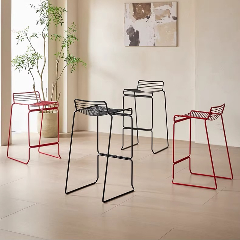 Nordic Minimalist Bar Stool Mo - Outdoor Furniture For Cafe review and price