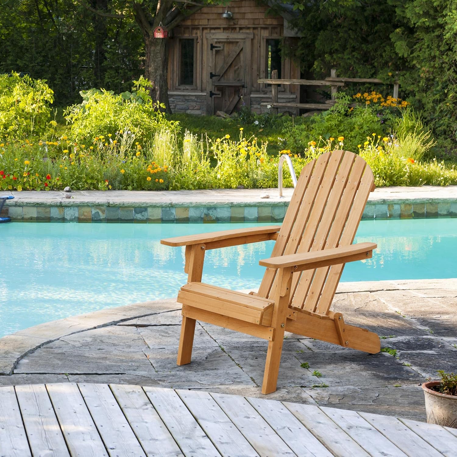 Folding Adirondack Chair Set o - Outdoor Furniture Fire Pit review and price