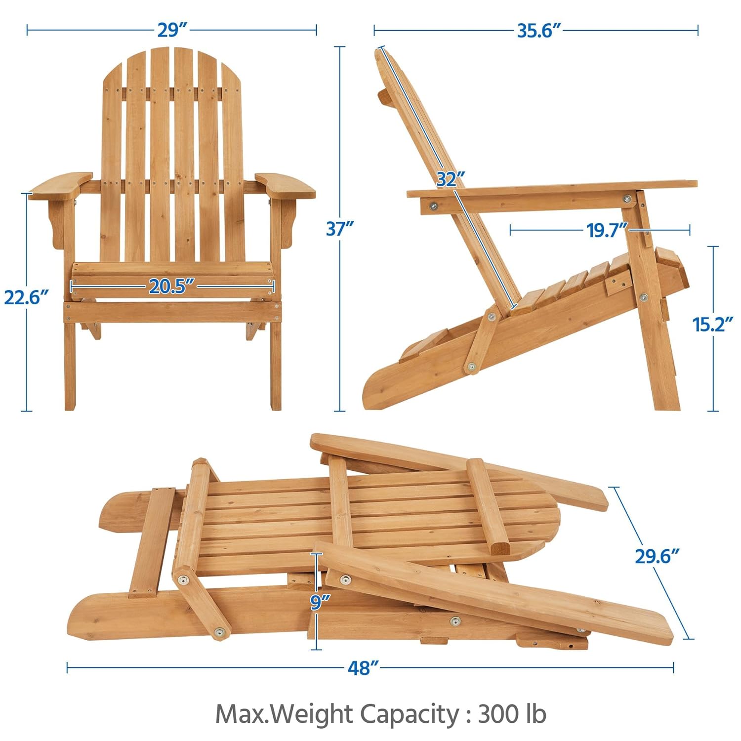 Folding Adirondack Chair Set o - Outdoor Furniture Fire Pit review and price