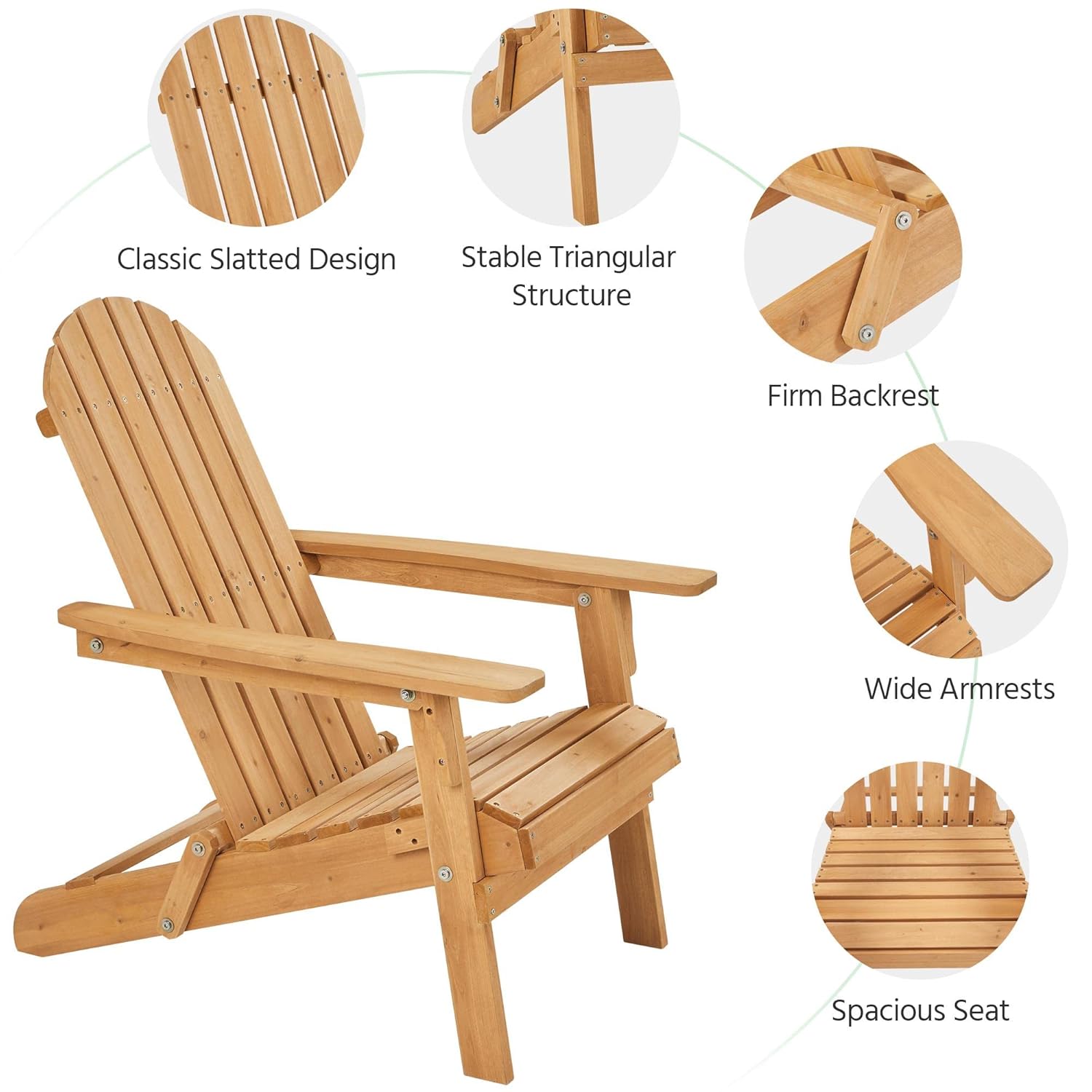 Folding Adirondack Chair Set o - Outdoor Furniture Fire Pit review and price