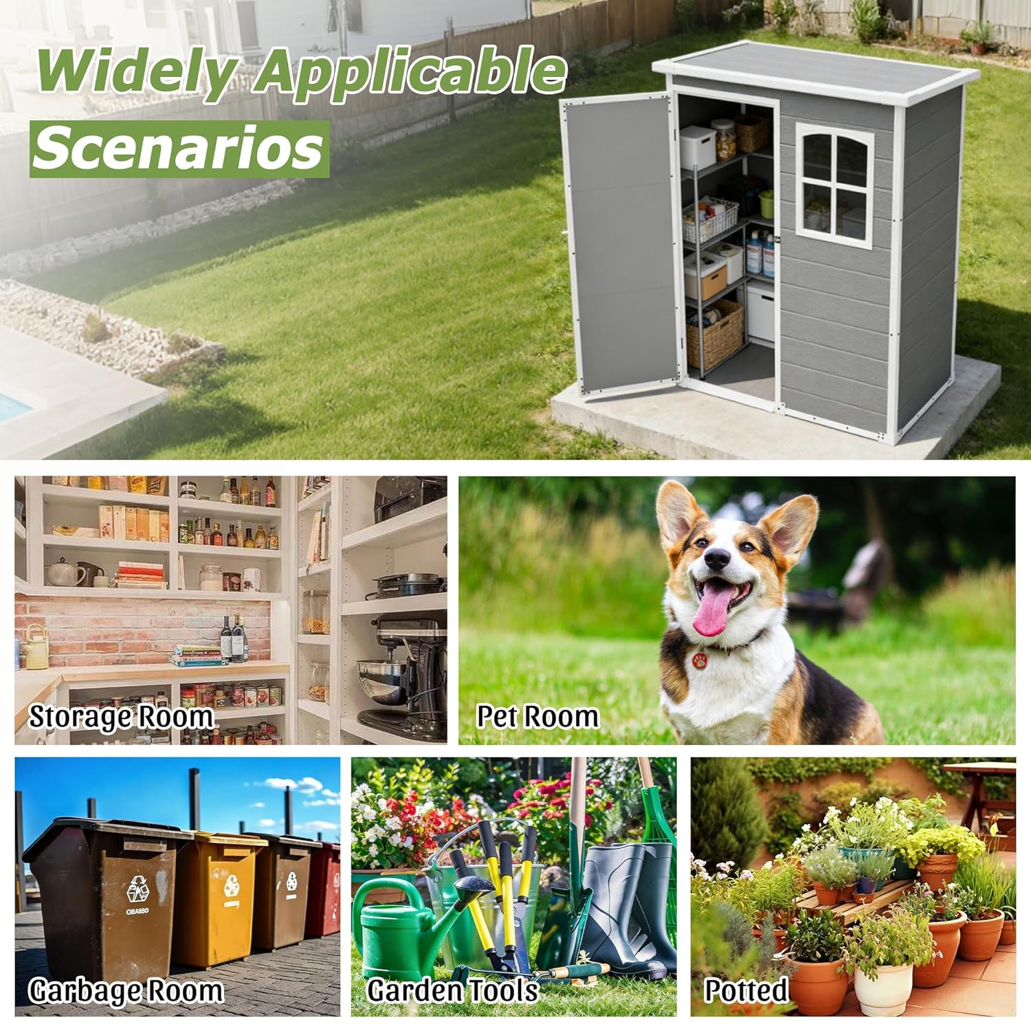 Resin Outdoor Storage Shed Kit - Outdoor Furniture Modern review and price