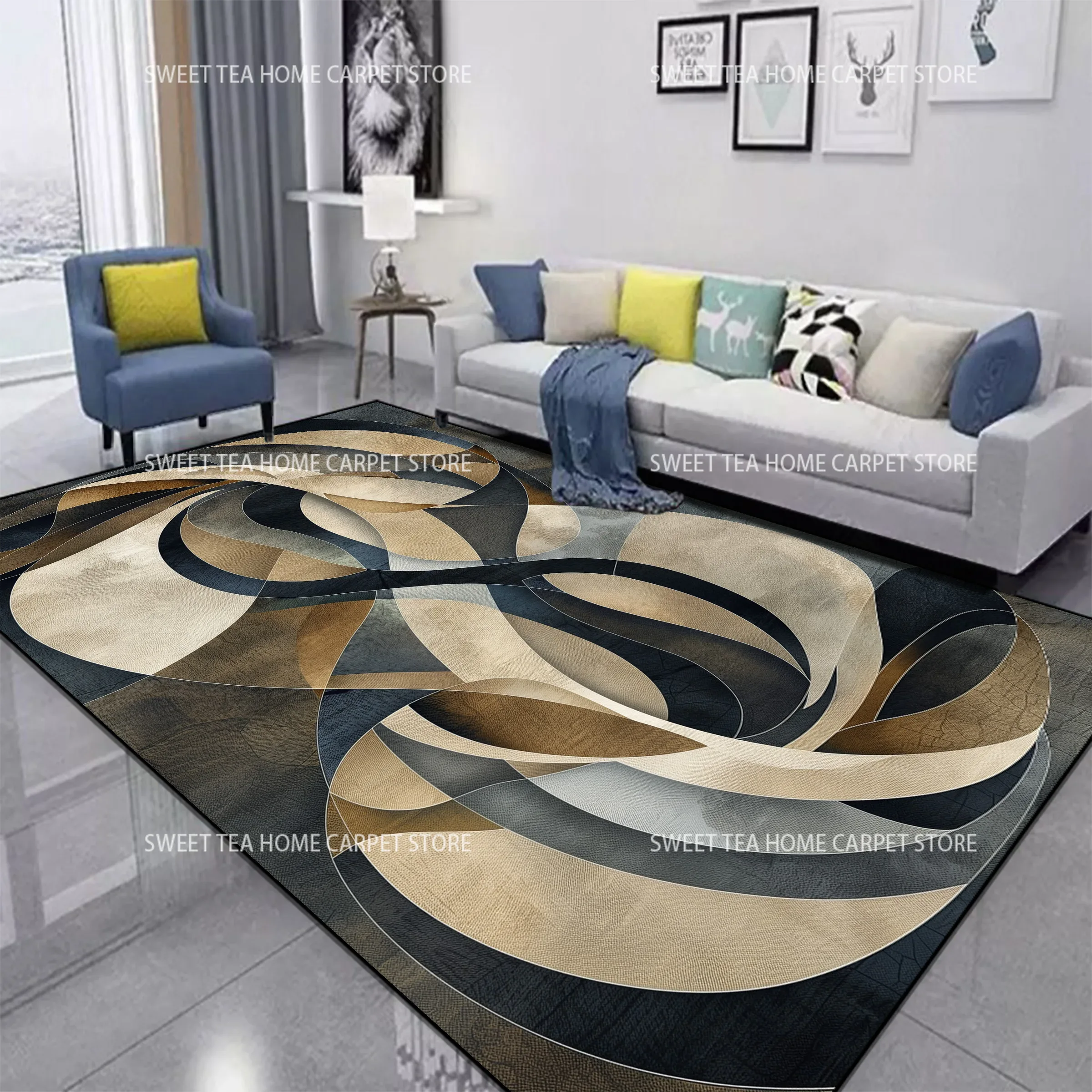 Red Black Swirl Rug Abstract C - Outdoor Furniture For Cafe review and price