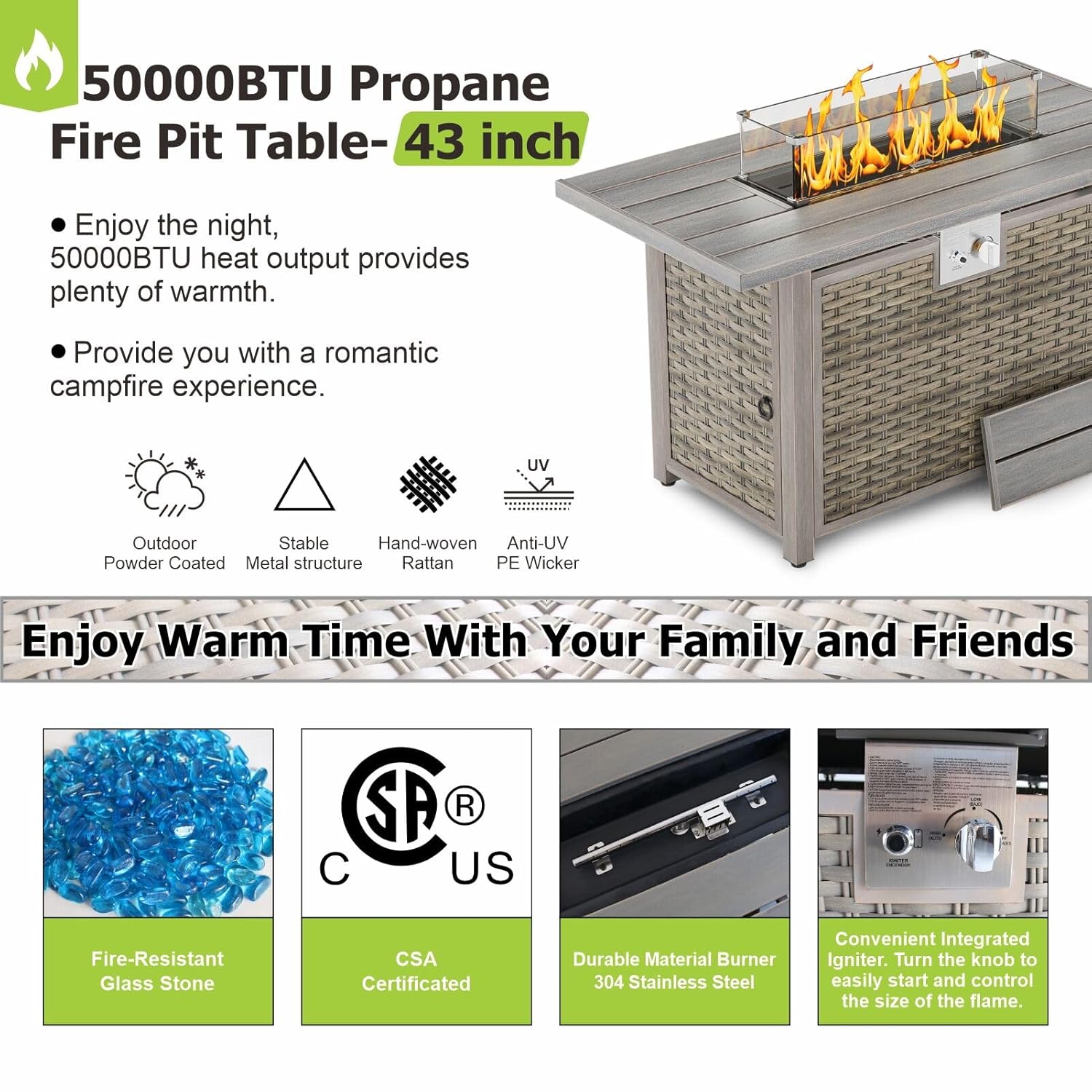 7 Piece Outdoor Sectional Sofa - Outdoor Furniture Fire Pit review and price
