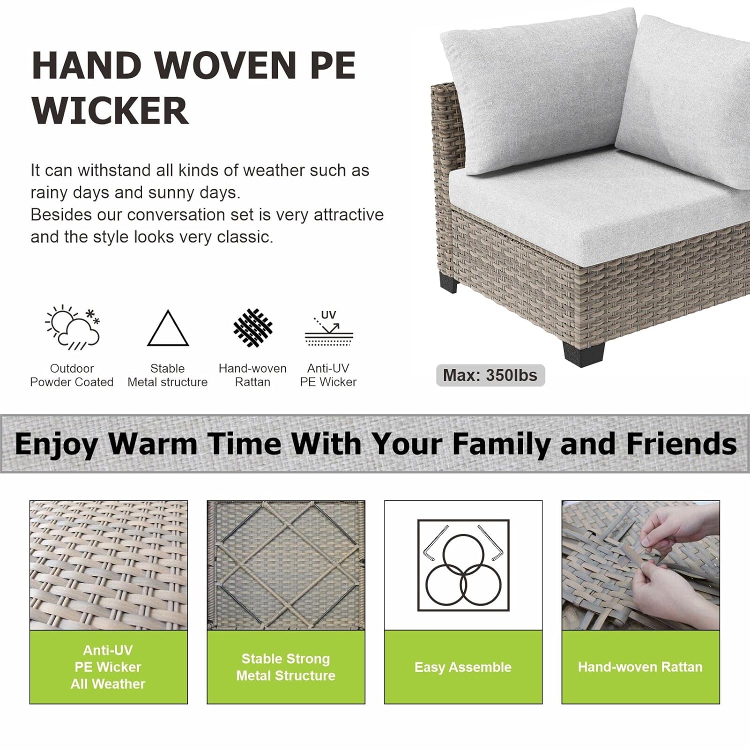 7 Piece Outdoor Sectional Sofa - Outdoor Furniture Fire Pit review and price