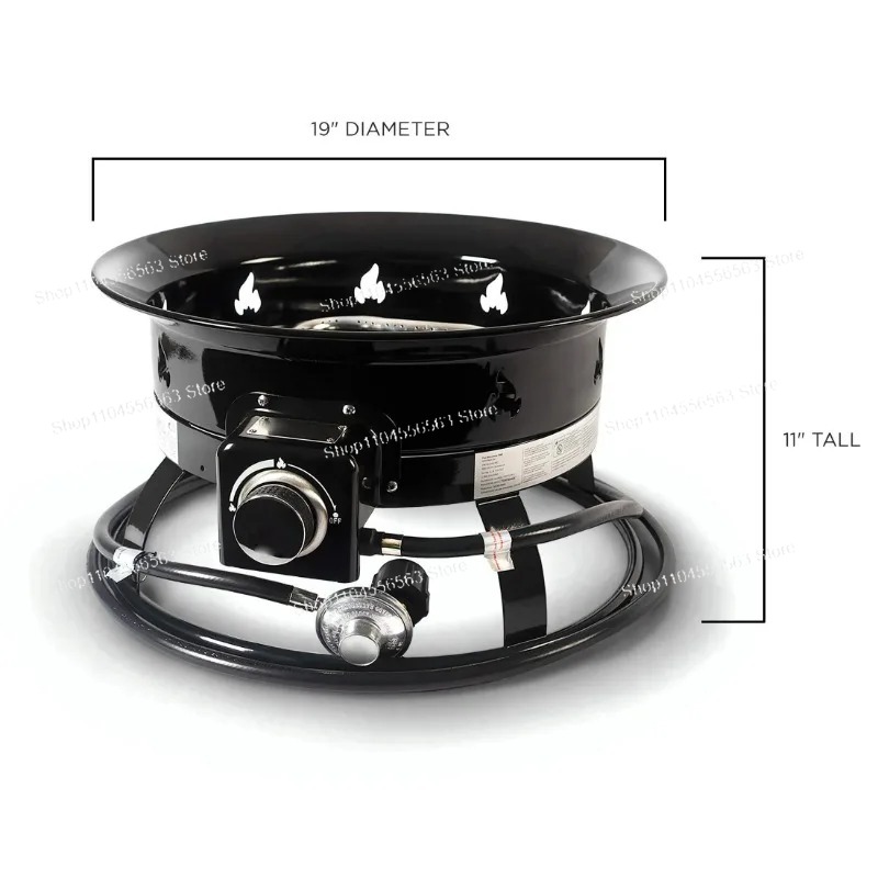 Portable Propane Fire Pit 58,0 - Outdoor Furniture Fire Pit review and price