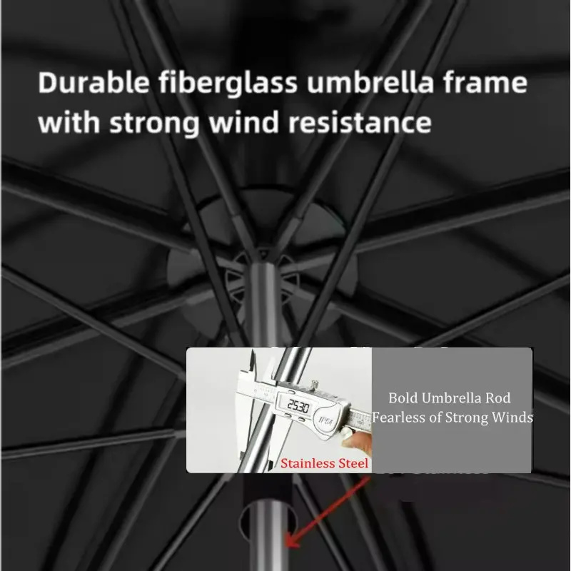 Large Stainless Steel Fishing  - Parasol Umbrella Large review and price