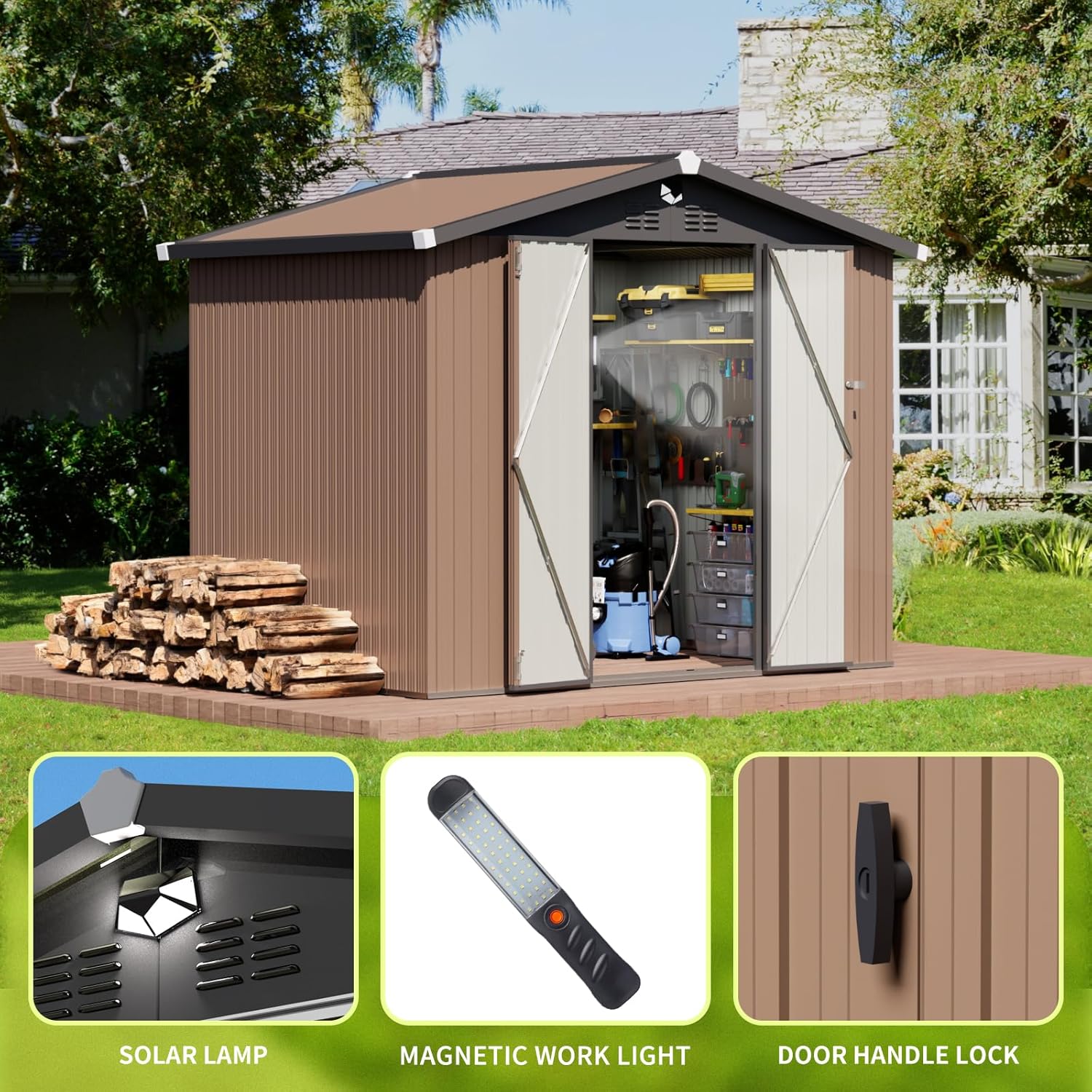 Metal Storage Shed,Outdoor Sto - Outdoor Furniture Modern review and price