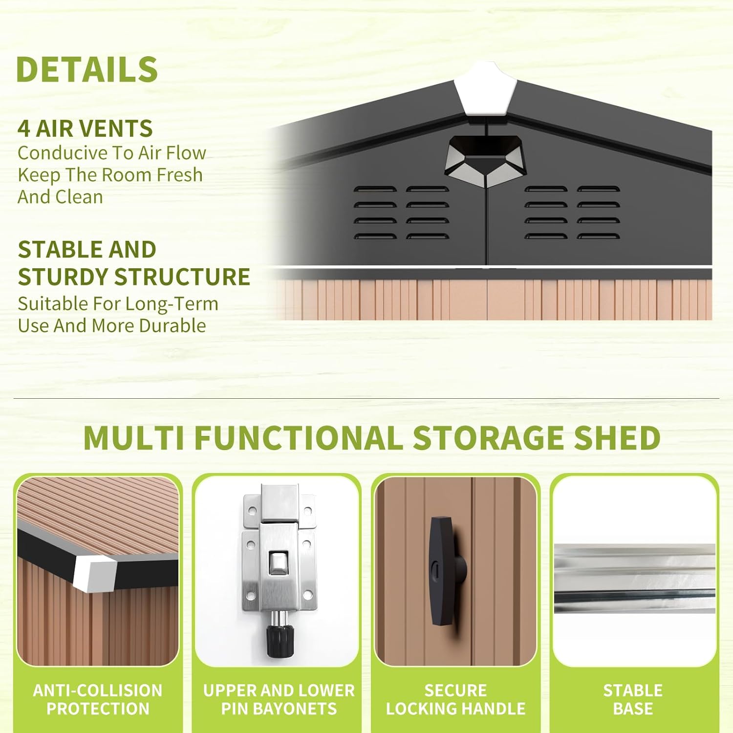 Metal Storage Shed,Outdoor Sto - Outdoor Furniture Modern review and price