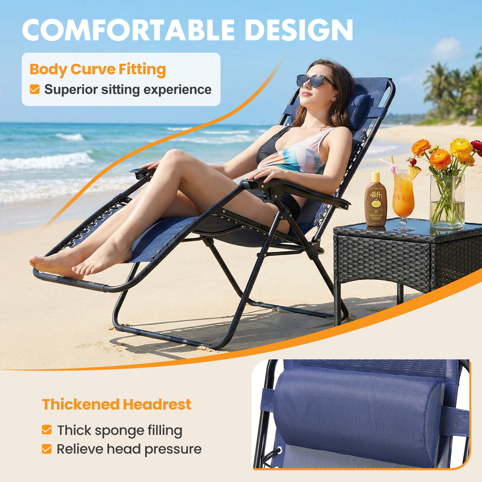 MCQ Outdoor Zero Gravity Chair - Outdoor Furniture Deals review and price