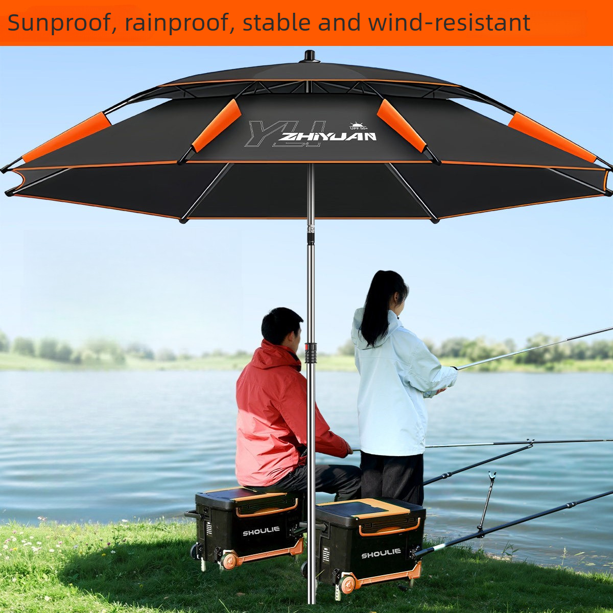 Large Fishing Umbrella, UPF 50 - Parasol Umbrella Large review and price