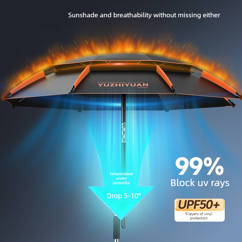 Large Fishing Umbrella, UPF 50 - Parasol Umbrella Large review and price