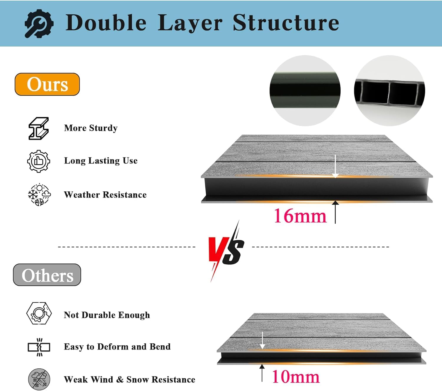 Domi 6x9FT Resin Outdoor Stora - Outdoor Furniture Modern review and price