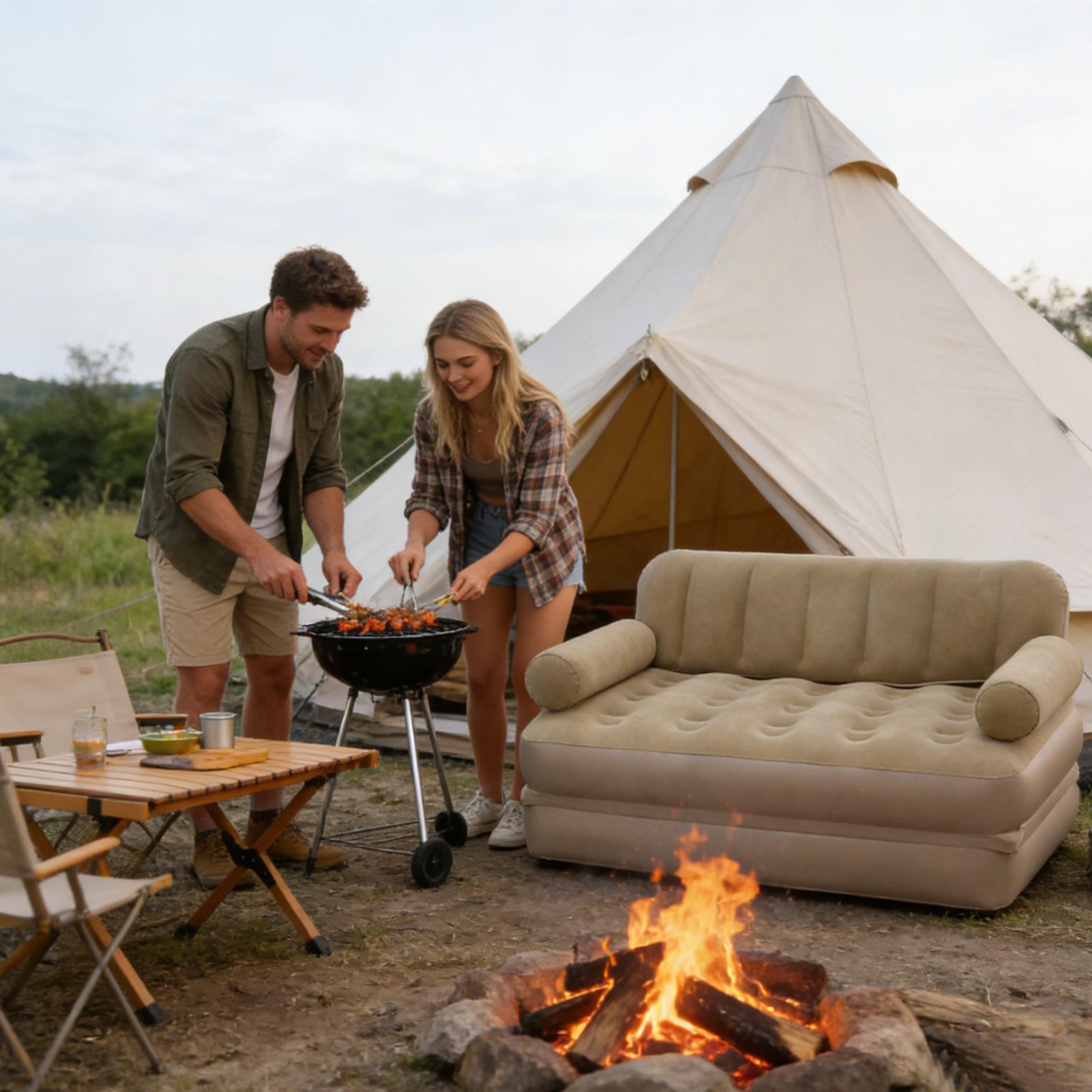 Air Sofa With Air Pump Folding - Outdoor Furniture European review and price