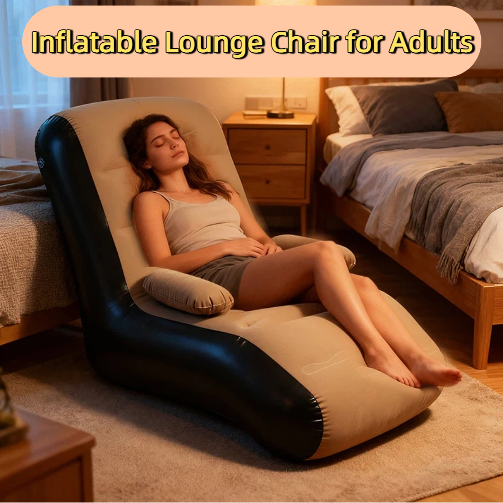 Inflatable Lounger Sofa with S - Outdoor Furniture Balcony review and price