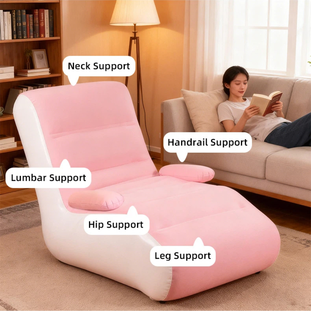 Inflatable Lounger Sofa with S - Outdoor Furniture Balcony review and price