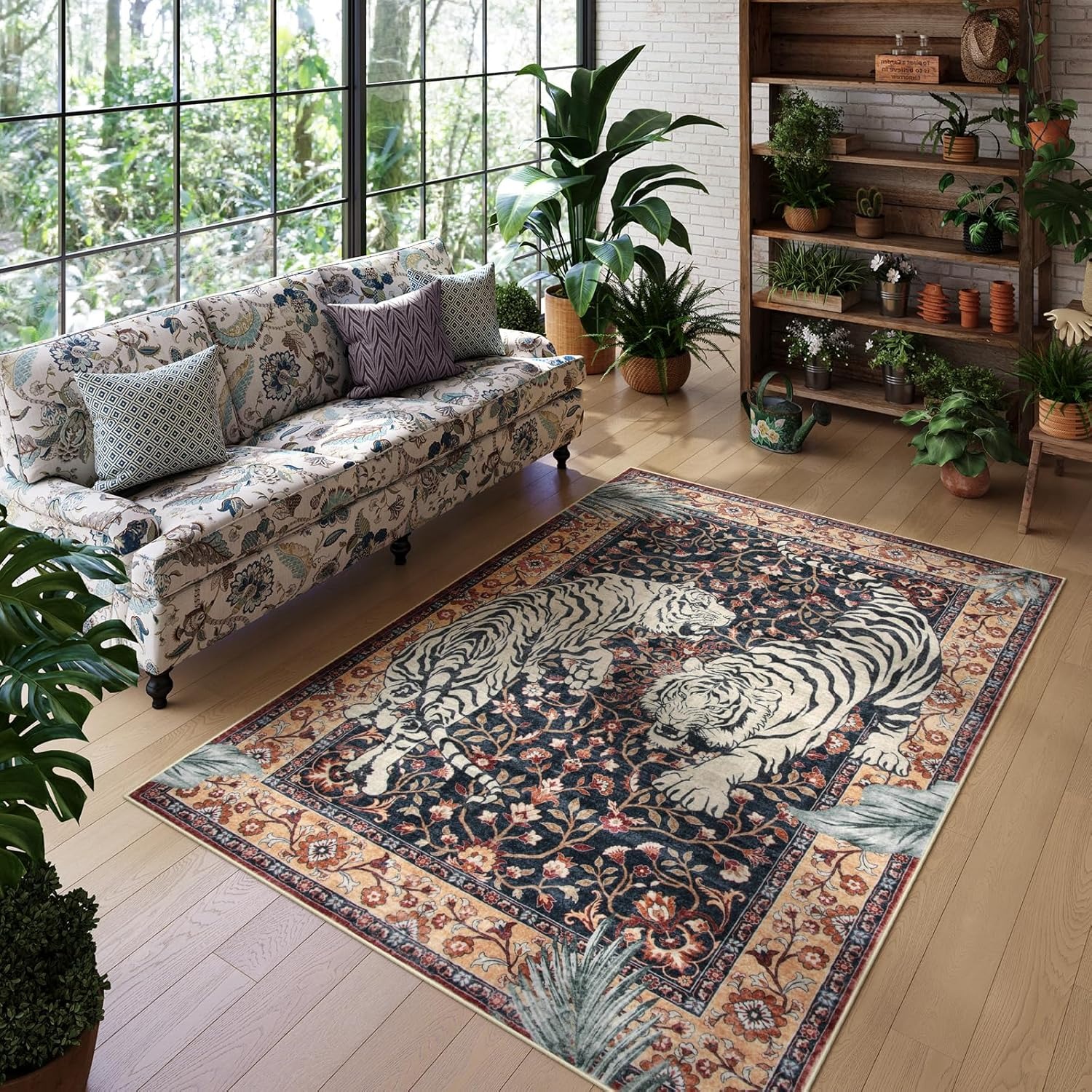 Jungle Tiger Rug for Living Ro - Outdoor Furniture For Cafe review and price