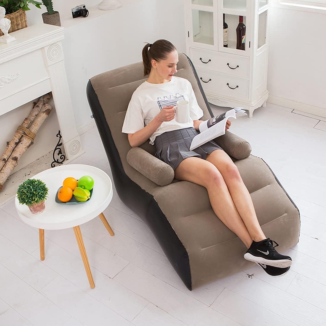 Folding Lazy Sofa,Inflatable L - Outdoor Furniture Balcony review and price