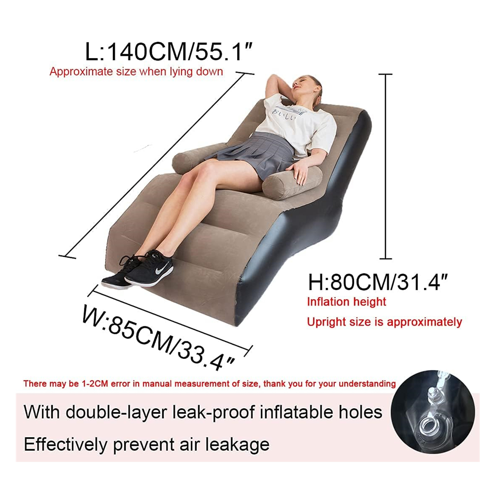 Folding Lazy Sofa,Inflatable L - Outdoor Furniture Balcony review and price