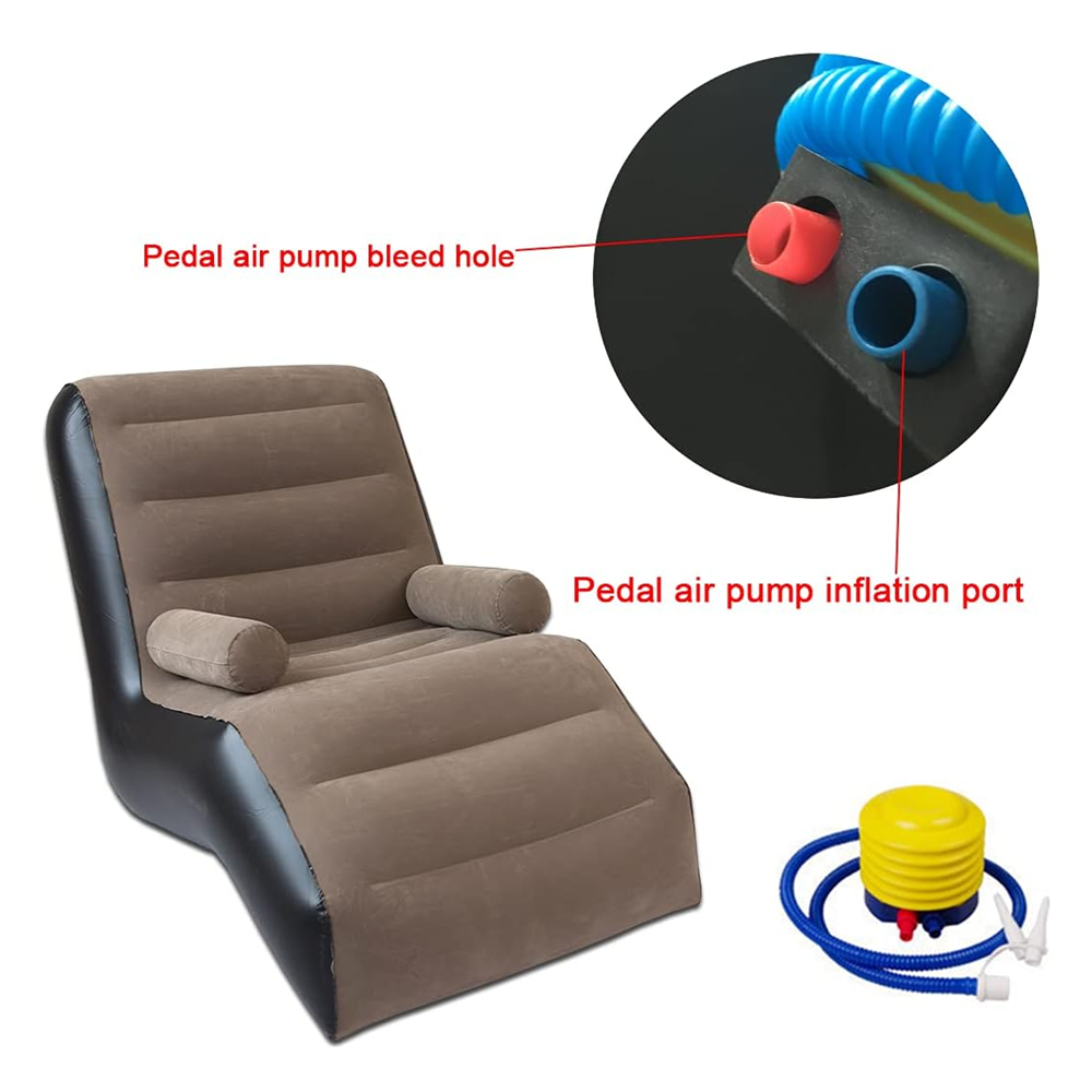 Folding Lazy Sofa,Inflatable L - Outdoor Furniture Balcony review and price