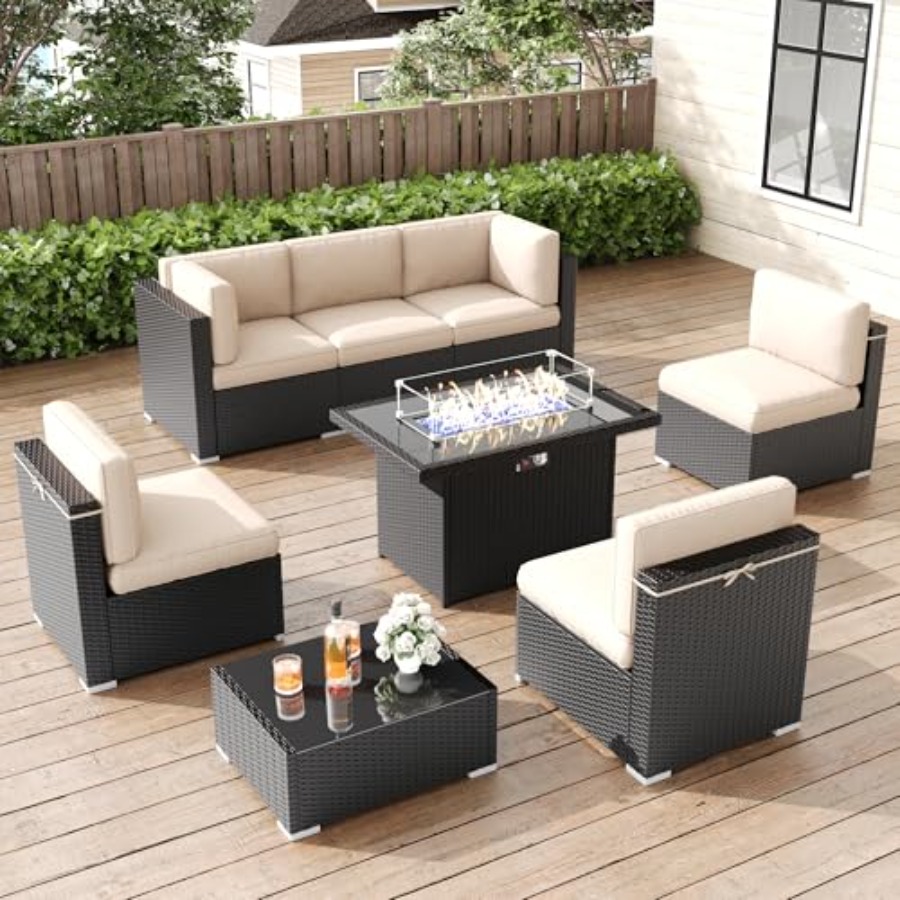 Patio furniture set for outdoo - Outdoor Furniture Fire Pit Set review and price