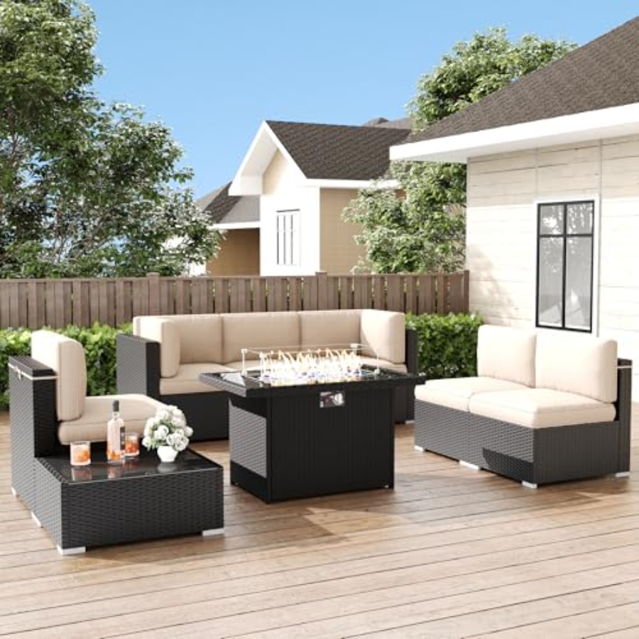 Patio furniture set for outdoo - Outdoor Furniture Fire Pit Set review and price