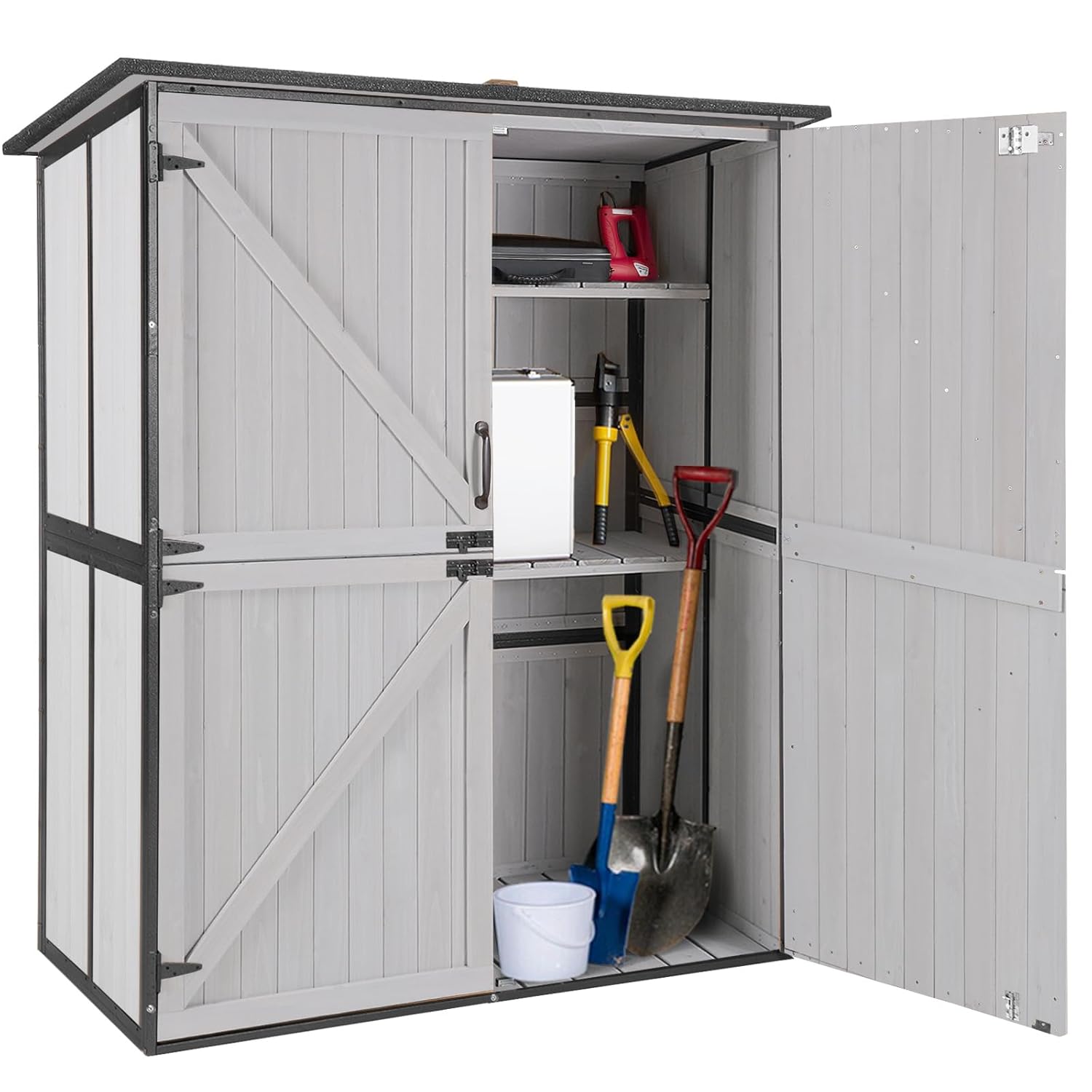 Outdoor Cabinet Storage Shed w - Outdoor Furniture Modern review and price