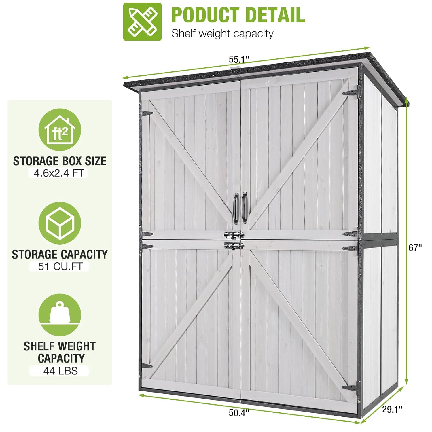 Outdoor Cabinet Storage Shed w - Outdoor Furniture Modern review and price