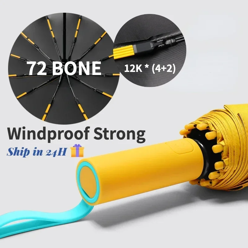 72 Bone Super Strong Windproof - Parasol Umbrella Large review and price